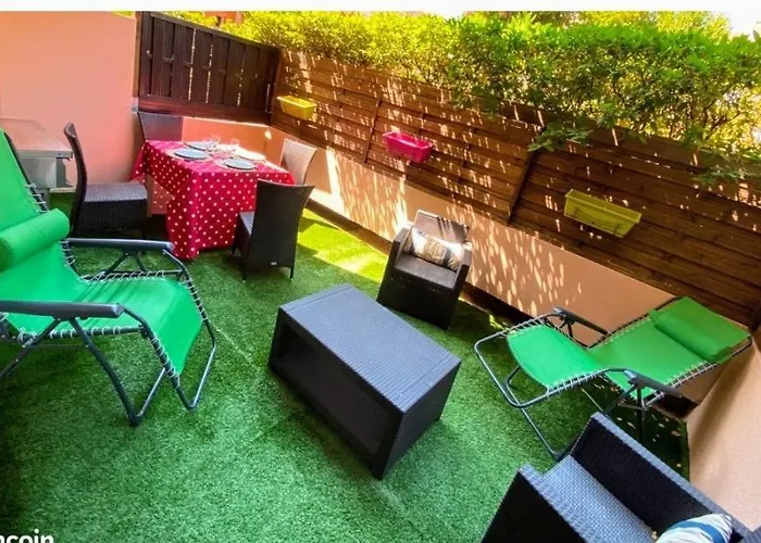 T2 Rd Jardin Grande Terrasse Coeur 2 M Clim Garage Wifi